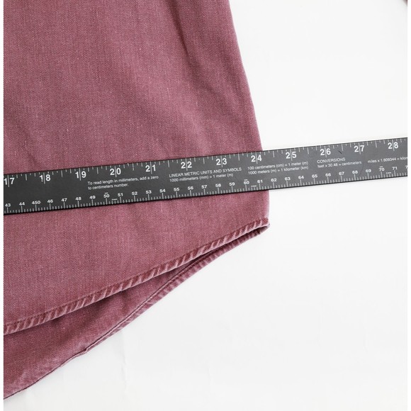 Vtg Red Plaid J Forest & Co Heavyweight 2-Pocket Flannel Button Shirt L Cotton - Picture 8 of 10